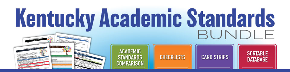 KASC Kentucky Academic Standards Bundle Kentucky Academic Standards Bundle