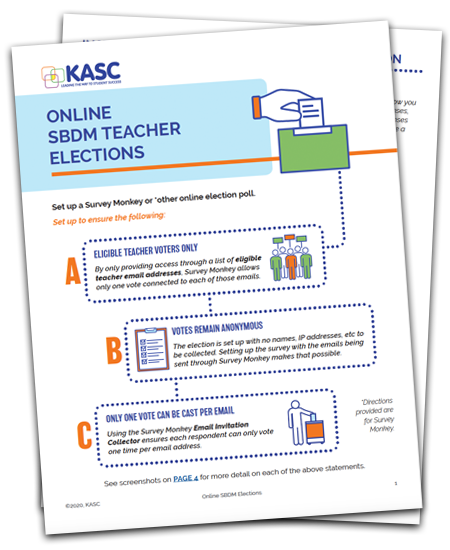 Online SBDM Teacher Election Freebie