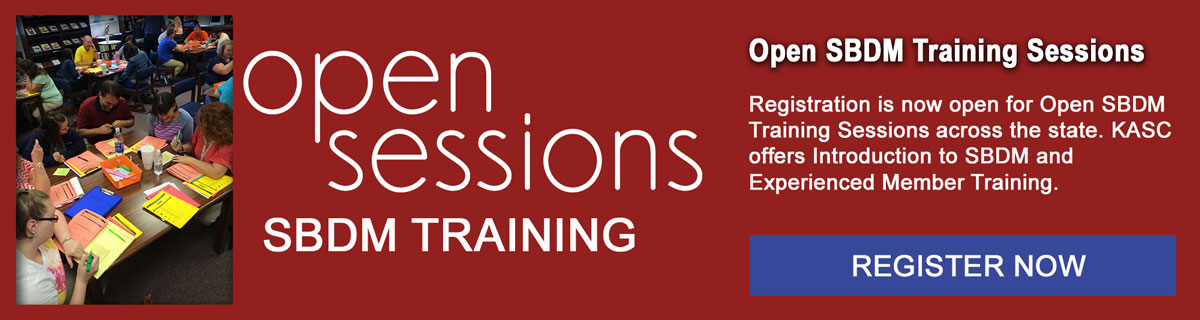 Register for Open SBDM Training Sessions Register for Open SBDM Training Sessions